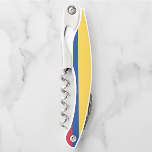 Kolumbien-Flagge Kellnermesser (Vorderseite)