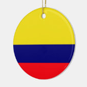 Kolumbien-Flagge Keramik Ornament (Links)