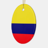 Kolumbien-Flagge Keramikornament (Links)