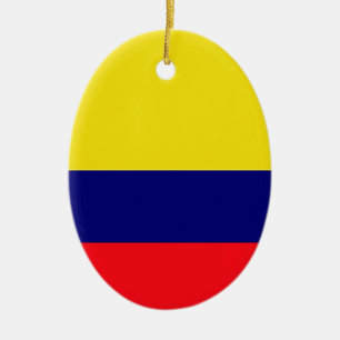 Kolumbien-Flagge Keramikornament
