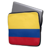 Kolumbien-Flagge Laptopschutzhülle (Vorderseite Links)