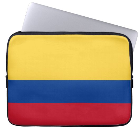 Kolumbien-Flagge Laptopschutzhülle (Vorderseite)