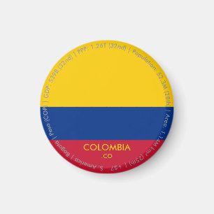 Kolumbien-Flagge-Magnet Magnet