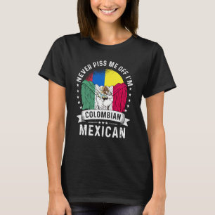 Kolumbien Flagge Mexiko Spaß wachsen Bürgerstolz T-Shirt