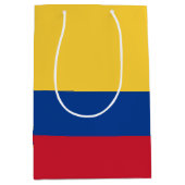 Kolumbien-Flagge Mittlere Geschenktüte (Vorderseite)