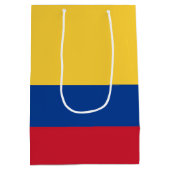 Kolumbien-Flagge Mittlere Geschenktüte (Rückseite)