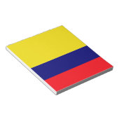 Kolumbien-Flagge Notizblock (angewinkelt)