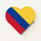 Kolumbien-Flagge Notizblock (Rückseite)