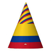 Kolumbien-Flagge Partyhütchen (Links)