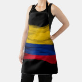 Kolumbien-Flagge-Pinselstrich, nationale Flagge Schürze (InSitu)