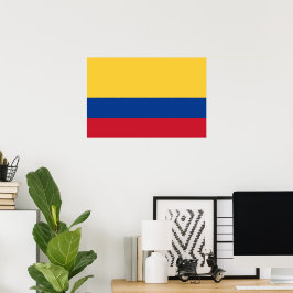 Kolumbien-Flagge Poster