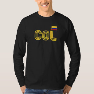 Kolumbien-Flagge Retro Internationales Land Kolumb T-Shirt