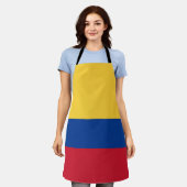 Kolumbien-Flagge Schürze (Getragen)
