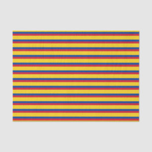 Kolumbien-Flagge Seidenpapier
