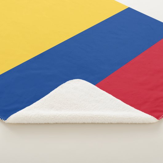 Kolumbien-Flagge Sherpadecke (3/4)