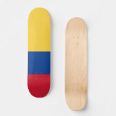Kolumbien-Flagge Skateboard (Vorderseite)