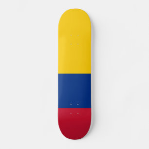 Kolumbien-Flagge Skateboard