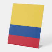 Kolumbien-Flagge Sockelschild (Vorderseite)