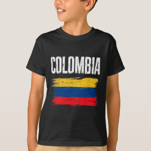 Kolumbien-Flagge-Trikot kolumbianische Fußballmann T-Shirt