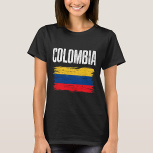 Kolumbien-Flagge Trikot kolumbianische Fußballmann T-Shirt