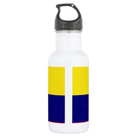 Kolumbien-Flagge Trinkflasche (Rückseite)