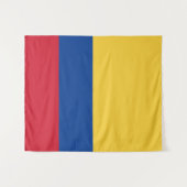 Kolumbien-Flagge Wandteppich (Vorderseite (Horizontal))