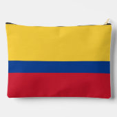 Kolumbien-Flagge Zubehörtasche (Rückseite)
