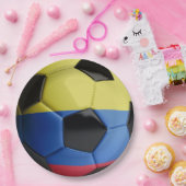 Kolumbien-Flaggen-Fußball Pappteller (Party)