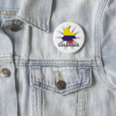 Kolumbien-Flaggen-Karte 2,0 Button (Beispiel)