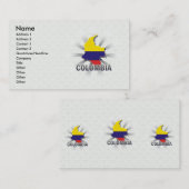 Kolumbien-Flaggen-Karte 2,0 Visitenkarte (Vorne/Hinten)