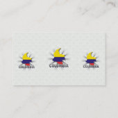 Kolumbien-Flaggen-Karte 2,0 Visitenkarte (Rückseite)