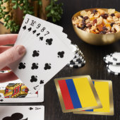Kolumbien-Flaggen-Karten Spielkarten (In Situ)