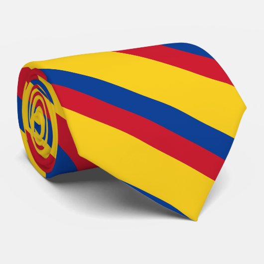 Kolumbien-Flaggen-kolumbianisches patriotisches Krawatte (Gerollt)