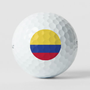 Kolumbien-Flaggenemblem Golfball