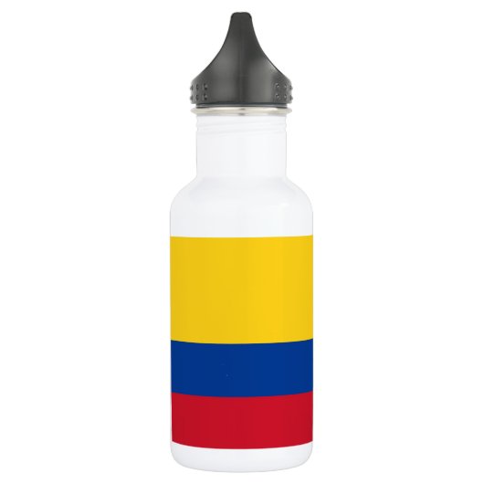 Kolumbien Flaggenfreie Flasche Edelstahlflasche (Links)