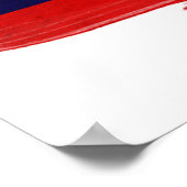 Kolumbien-Flaggenposter Poster (Ecke)