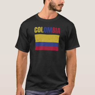 Kolumbien Flaggenrepublik Kolumbien Herit T-Shirt