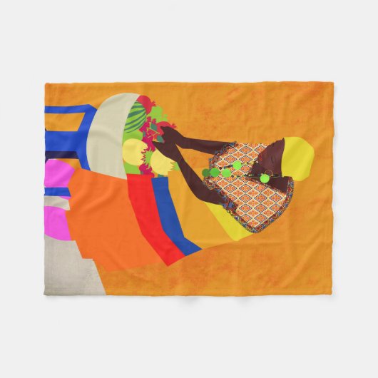 Kolumbien Fleecedecke (Vorderseite (Horizontal))