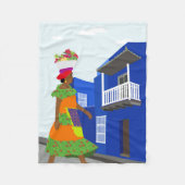 Kolumbien Fleecedecke (Vorderseite)