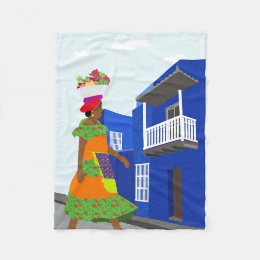 Kolumbien Fleecedecke (Vorderseite)