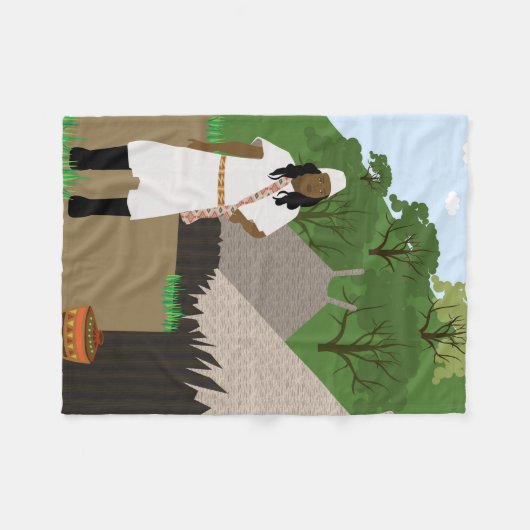 Kolumbien Fleecedecke (Vorderseite (Horizontal))