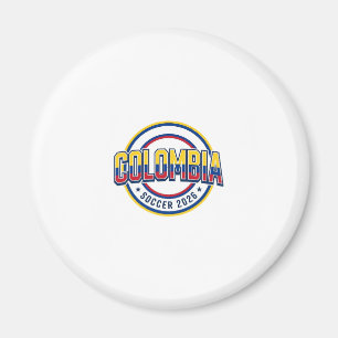 Kolumbien Fußball 2026 Fußball Fett Land Typograph Magnet