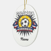Kolumbien-Fußball-Explosion Keramikornament (Links)