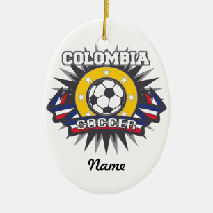 Kolumbien-Fußball-Explosion Keramikornament