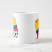Kolumbien-Fußball-Team Jumbo-Tasse (Vorderseite)