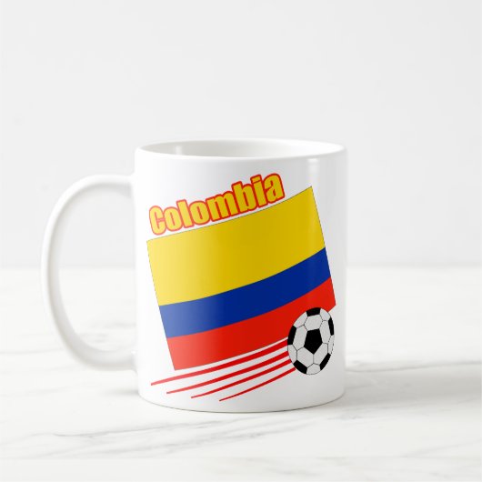 Kolumbien-Fußball-Team Kaffeetasse (Links)