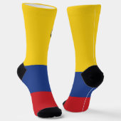 Kolumbien Fußballposter Socken (Gewinkelt)