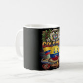 Kolumbien-GBall Kaffeetasse (Vorderseite Links)