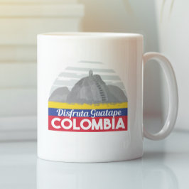 Kolumbien Guatape Vintage Travel Kaffeetasse