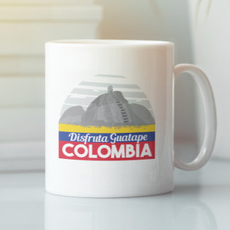 Kolumbien Guatape Vintage Travel Kaffeetasse